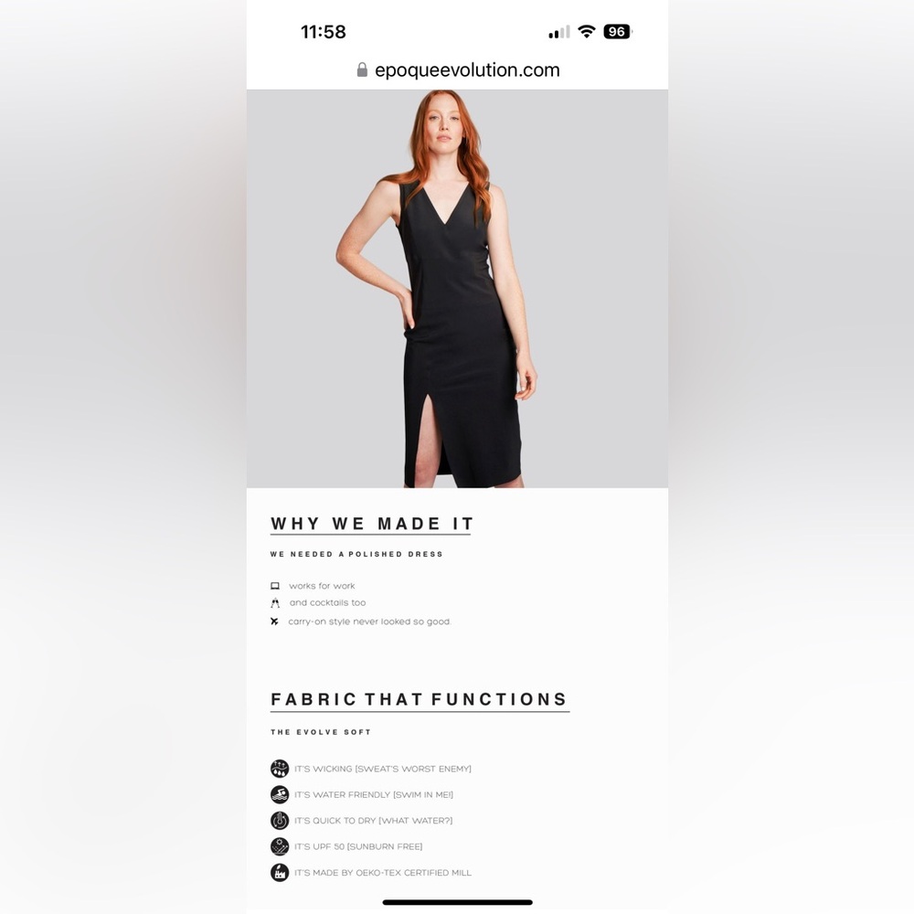 Epoque evolution work to out dress